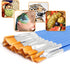 30 Pcs 9mm Wide Flat Paint Brushes, Acrylic Small Brush Bulk for Detail Painting...