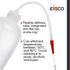 EISCO Wash Bottle, 1000ml - Polyethylene - Translucent, Unbreakable - Screw Cap with Flexible Delivery Tube for Dispensing Liquid - Includes Tube ...