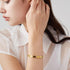 18K Gold Plated Love Friendship Bracelet with Cubic Zirconia Stones Bangle Cuff Best Gifts with Crystal for Mother's Day Valentine's Day Wedding C...