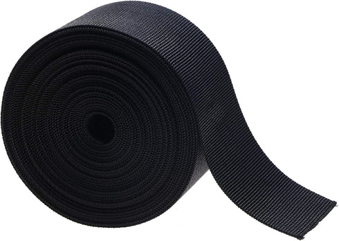 Shapenty 2 Inch Black Nylon Webbing Strap Weave Strapping Replacement for Belts, Buckles, Bags, DIY Luggage Strap Making, Backpack Repairing, Dog ...