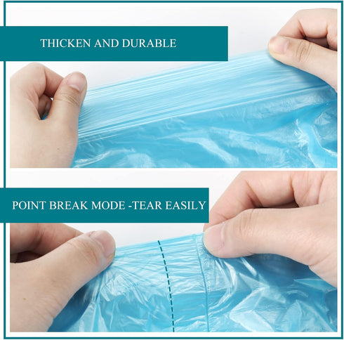 200 Counts Small Garbage Bags 1.5 Gallon Trash Bags Unscented Small Trash Bags Strong Mini Wastebasket Liners Colorful Kitchen Garbage Bags Bathro...