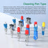 Fiber Optic Cleaner,Fiber Optic connectors Cleaning,Fiber Optic Cleaner Pen with 800+ Cleans for LC/MU 1.25mm UPC/APC Ferrules Push Type...
