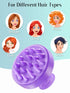 HEETA Scalp Massager Hair Growth, Soft Silicone Scalp Scrubber Shampoo Brush for Exfoliation, Dandruff Removal Head Massage Stress Relax, Wet & Dr...