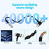 Lightn-ing & USB-C to 3.5 mm Headphone Jack Adapter 2-in-1 Headphone Adapter for iPhone Type C to 3.5mm Female Headphone Jack Adapter for i-pad/iP...