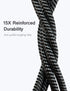 Short Lightning Cable 1FT 3Pack 12 inch iPhone Charger USB Fast Nylon Braided Charger Cord Compatible with Apple iPhone 13/12/11/XS/XR/X/8/7/6/6s ...