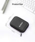 ORICO Hard Drive Case 2.5 inch External Drive Storage Carrying Bag Waterproof Shockproof with Inner Size 5.5x3.5x1.0inch for Organizing HDD and El...