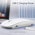 Uiosmuph G11 Wireless Mouse, USB C Rechargeable Computer Mouse, Slim Silent Mice 2.4GHz Optical with USB Nano Receiver and Type C Receiver for Lap...