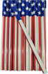 Vintage Look American US Flag #2 Lead Wooden 7.5" Pencils (Patriotic USA) Party Favor Stationery Printed Bones (36)...