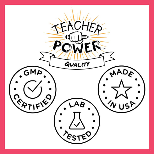 Teacher Power (The Original) in Strawberry Lemonade Sugar Free Energy Drink 70/servings per Jar 100mg Caffeine with B Vitamins...