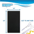HQRP Cut to fit Activated Carbon Filter Media Pad 18x10 for Aquariums, Terrariums, Hydroponic Systems and Pond, Compatible with Deep Blue Professi...
