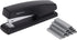 Amazon Basics Stapler with 1000 Staples, Office Stapler, 25 Sheet Capacity, Non-Slip, Black, 3 Pack...