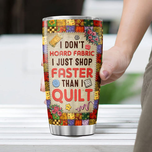 Sewing Coffee Tumbler For Women Girls Mother 20 Oz Double Walled Stainless Steel Mug For Sewers Inspiration Gifts For Birthday Party Quilting Trav...
