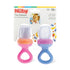 Nuby Nibbler Mesh First Soft Foods Feeder, 2pk, Pink & Purple...