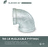 HNOM0034 Galvanized Malleable, 0.75 inch...