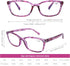 DOOViC 4 Pack Computer Reading Glasses Blue Light Blocking Anti Eyestrain Spring Hinge Stylish Readers for Women 2.00 Strength...