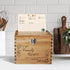 YOJO Handcrafted Recipe Box,Wooden Recipe Box With 50 Double Sided 4x6 Recipe Cards And 6 Dividers,Ideal Gift For Mother's Day,Wedding,Birthday,An...