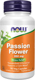 NOW Supplements, Passion Flower (Passiflora incarnata) 350 mg, Natural Stress Relief*, 90 Veg Capsules...