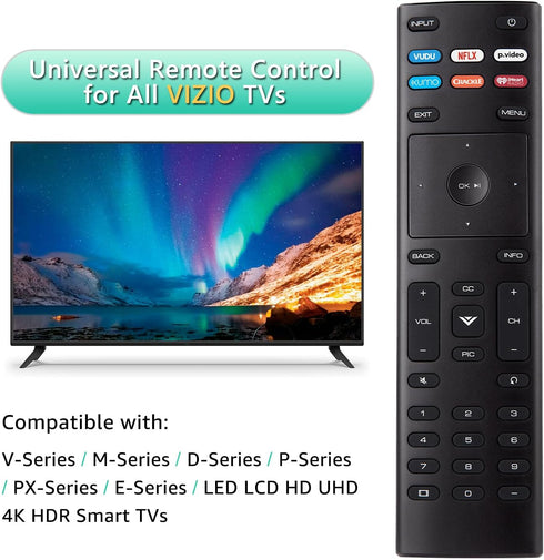 Universal for VIZIO Smart TV Remote Control Replacement XRT136...