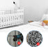 Baby Monitor Mount for HelloBaby HB50 Video Baby Monitor, Flexible Mount Baby Camera Monitor Holder Without Tools for Crib or Shelf, Long Goosenec...
