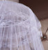 BCBYou Princess Bed Canopy Netting Mosquito Net Round Lace Dome for Twin Full and Queen Size Beds Crib with Jumbo Swag Hook (White)...