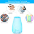 Diffuserlove Essential Oil Diffusers 200ML Remote Control Ultrasonic Mist Humidifiers BPA-Free Aromatherapy Diffuser with 7 Color Lights, Auto Shu...