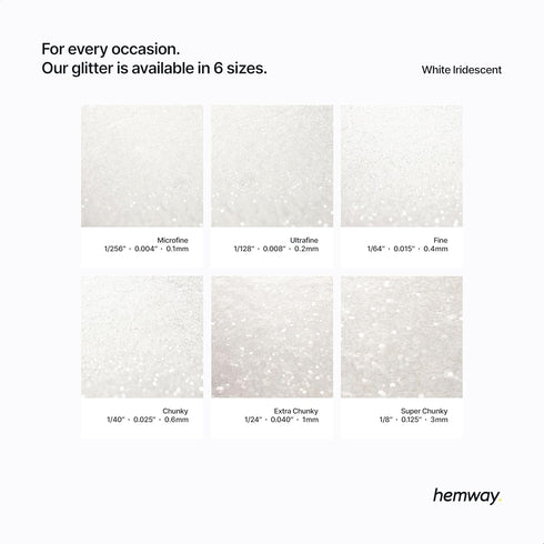 Hemway Craft Glitter 100g / 3.5oz Glitter Flakes for Arts Crafts Tumblers Resin Epoxy Scrapbook Glass Schools Paper Halloween Decorations - Ultraf...