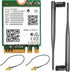 Wireless AX210 NIC, Gigabit Tri-Band Wi-Fi 6E, 802.11AX Standard, Bluetooth 5.2, AX210 NGW Wifi Card, MU-MIMO NGFF (M.2 A/E Key) Interface,Support...