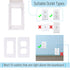 Bates - Baby Safety Outlet Cover Box, Outlet Covers Baby Proofing, Plug Covers for Electrical Outlets, Baby Proof Outlet Covers, Socket Covers for...