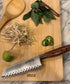 IMUSA 6in Chef WL Stainless Steel Santoku Knife with Wood Look Handle...