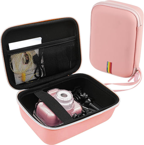 Leayjeen Camera Case Compatible with Agoigo/PROGRACE/Ourlife/BRYSETEN and More Kids Waterproof Digital Video Camera Toy-Girls Boys Birthday Gifts ...