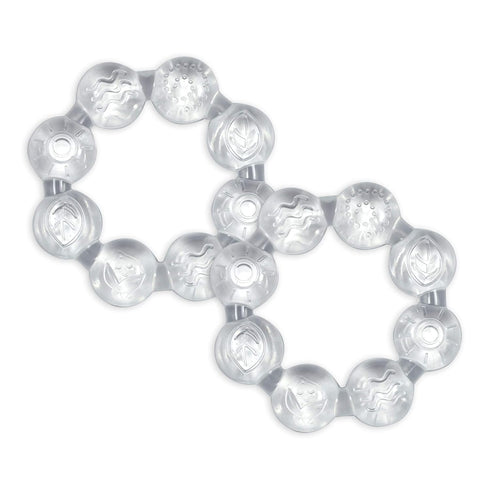 Green Sprouts Cool Ring Teether (2 Pack) Clear - 6mo+...