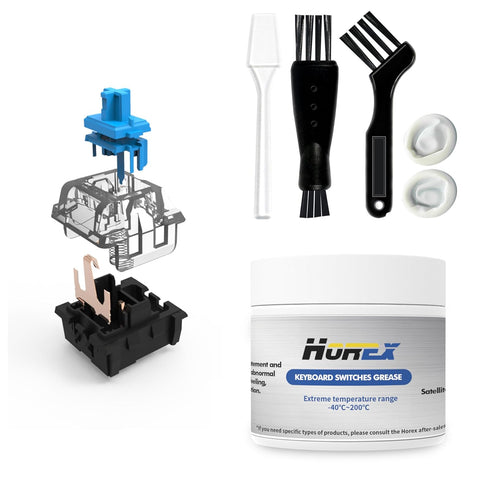 Horex keyboard Switch Silicone Grease 50g Mechanical Stabilizer keycaps Connectors Dielectric Lubricant DIY Kit Satellite Axis Accessories for Gam...