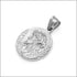 Fashion Stainless Steel Jesus Portrait Round Pendant Coin Necklace...