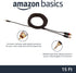 Amazon Basics 3.5 Aux to 2 x RCA Adapters, Audio Cable for Amplifiers, Active Speakers with Gold-Plated Plugs, 15 Feet/4.6 m, Black...
