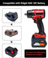Adapter for Ridgid AEG 18V Battery to for Milwaukee M18 18V Cordless Tools, Use for Ridgid 18V Platform Batteries (Adapter Only)...