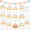 Boho Classroom Decor, Happy Birthday Bulletin Board Calendar Decorations Rainbow Classroom Wall Decor Supplies Include Labels Classroom Chart Cuto...