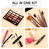 All in One Makeup Kit For Women Girls Teens Makeup set 16 Colors Eyeshadow Palette Foundation Eyeliner Contouring Stick Lip Gloss Eyebrow Mascara ...