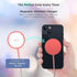 iHome Magnetic Wireless Charger - 10W 6ft Durastrain Nylon Charging Cable with Silicone Wrap, Compatible with MagSafe Cases, for iPhone 12/13, Cor...