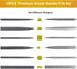 Small File Set, Needle Diamond Files 13PCS, 6pcs Jewlers Files & 6pcs Steel Files for Precision Metal File Work, Wood Files, Plastic Carving Tool ...