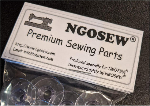 NGOSEW Plastic Bobbins for Singerr Heavy Duty 44S 4411, 4423, 4452, 5511, 5523, 5532...