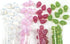 120+ Bead Kit of 6x9mm Pendant Drop Beads - Teardrop Glass Beads for Jewelry Making Set in 4 Opal Colors: White, Pink, Dark Pink, Grass Green...