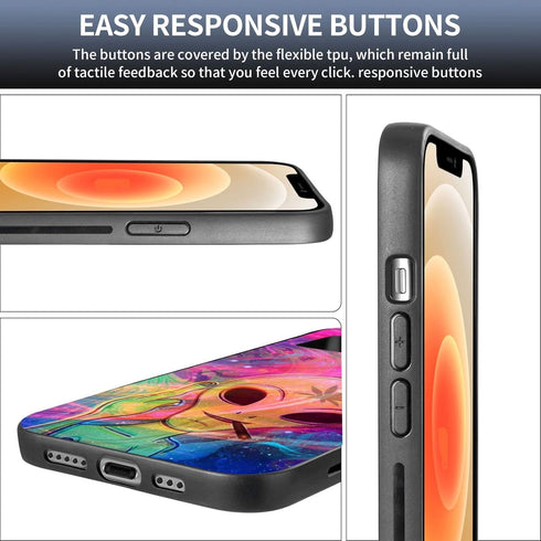 Compatible with iPhone 13 Pro Max Case, Alien Smoke Design Gift for Women Girls Shockproof TPU Case...