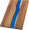 Large Acacia Wood Cutting Board with Epoxy Resin for Kitchen and Mini bar, 13.7 * 9 inch, Charcuterie Board Wood Paddle, Reversible Board for Meat...