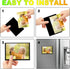 Black Magnetic Picture Frame 5X7 for Refrigerator-8 Pack,Black Photo Magnets Sleeves with Matte Film Cover,Less Reflection......