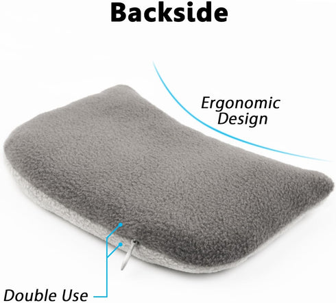 Large Ergonomic Mouse Wrist Rest Bean Bag, Thicker Ergobeads Mouse Pad Wrist Support for Computer, Laptop, PC Gaming, Home Office Work, Easy Typin...