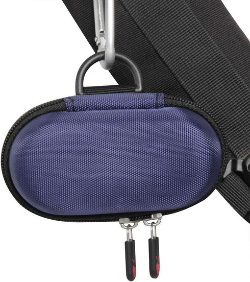 Hermitshell Hard Travel Case for TOZO T10 TWS Bluetooth 5.0 Earbuds True Wireless Stereo Headphones (Dark Blue+Black Zipper)......