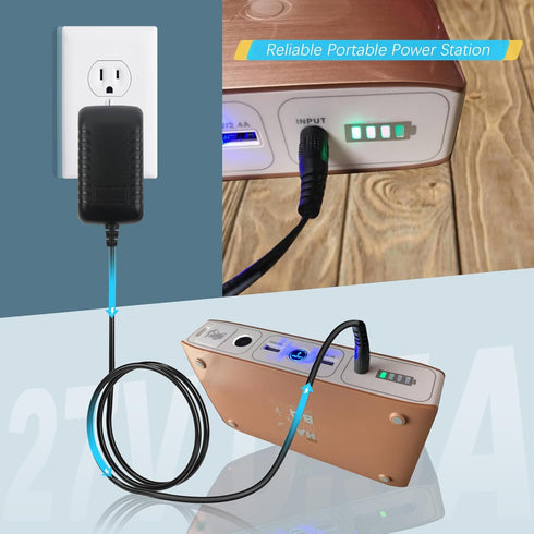 10-15V Charger Compatible with Halo Bolt Car Jump Starter 57720/58830/ Bolt ACDC Wireless, Bolt Air for Halo Bolt Charging Cord......