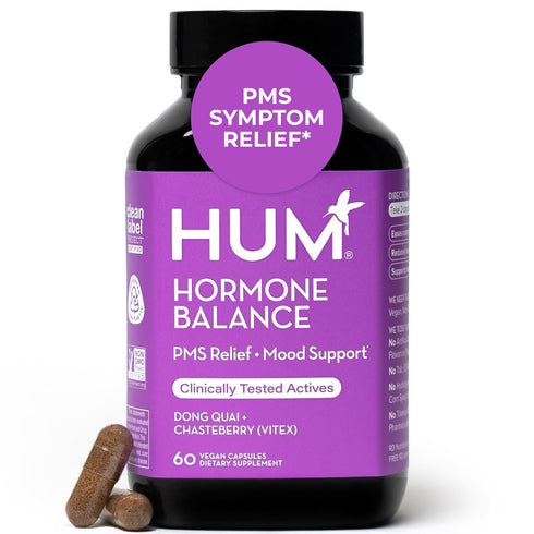 HUM Hormone Balance - Supplement for Women's Health - Support for Cramps, Cravings, Irritability & Hormonal Balance - Chasteberry & Dong Quai Wome...