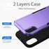 Compatible with iPhone XR Case, Heavy Duty Protection Shockproof Dropproof Dustproof Anti-Scratch Phone Case Cover for xr -Purple...