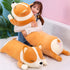 Shiba Inu Plush Pillow Stuffed Animal Dog Cute Corgi Akita Soft Plush Toy Comfort Cushion Gifts for Girls Boys (Sleeping, 60cm/23.6inch)...